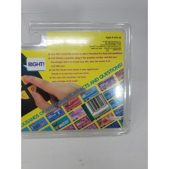 VTG Tiger Quiz Wiz 1001 Questions Greatest Sports Legends Cartridge & Book 4 - Picture 10 of 12